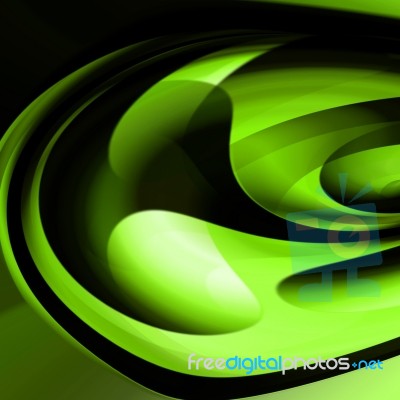 Green Abstract Background Stock Image