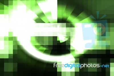 Green Abstract Background Stock Image