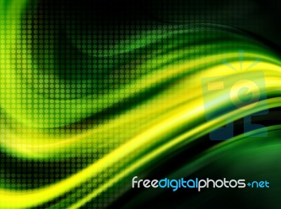 Green Abstract Background Stock Image