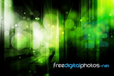 Green Abstract Background Stock Image