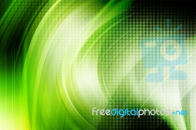 Green Abstract Background Stock Image