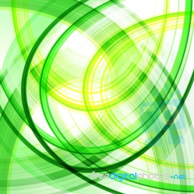 Green Abstract Background Stock Image