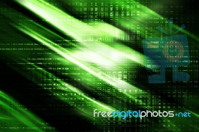 Green Abstract Background Stock Image