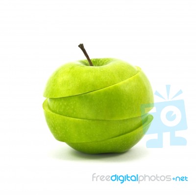 Green Apple Stock Photo