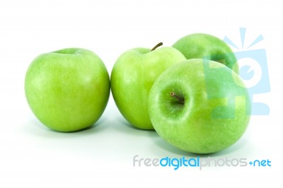 Green Apple Stock Photo