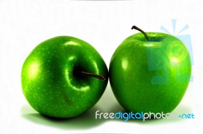 Green Apples Stock Photo