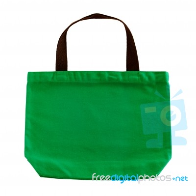 Green Bag Stock Photo