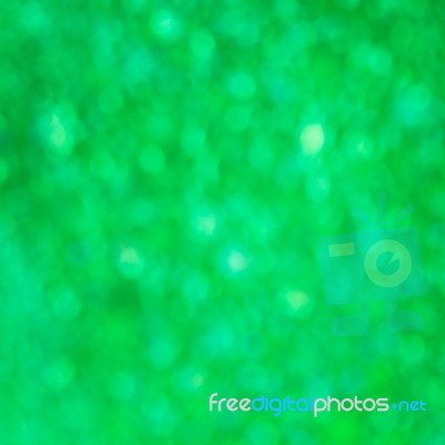 Green Bokeh Stock Photo