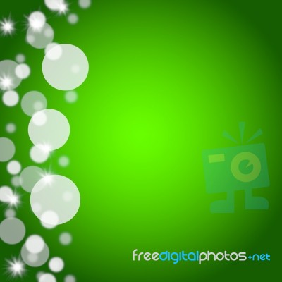 Green Bokeh Background Stock Image