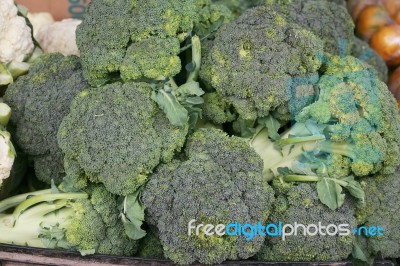 Green Broccoli Stock Photo