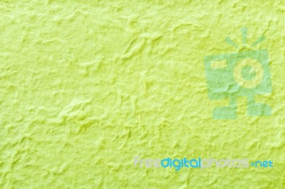 Green Color Mulberry Paper Stock Photo