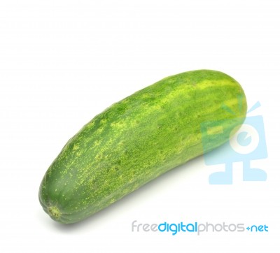 Green Cucumber Stock Photo