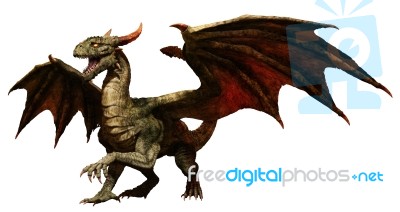 Green Dragon Stock Image