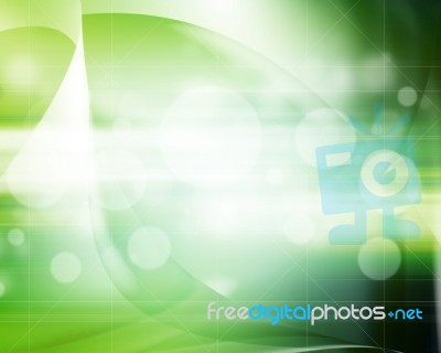 Green Futuristic Background Stock Image