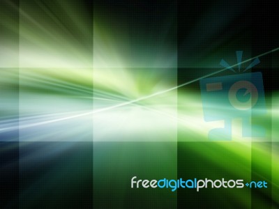 Green Futuristic Background Stock Image