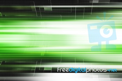 Green Futuristic Background Stock Image