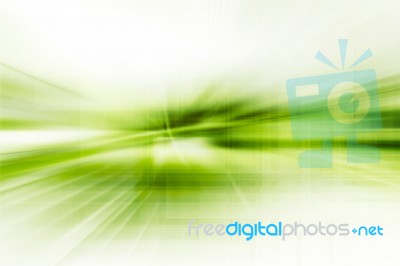 Green Futuristic Background Stock Image