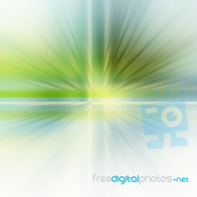 Green Futuristic Background Stock Image