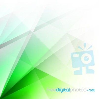 Green Futuristic Background Stock Image