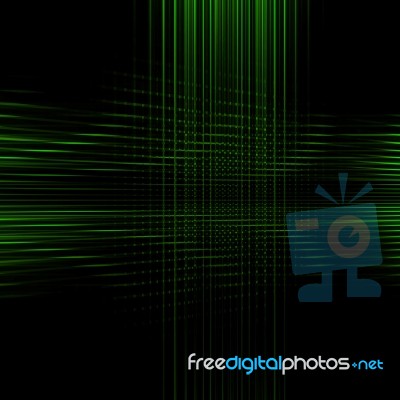 Green Futuristic Background Stock Image