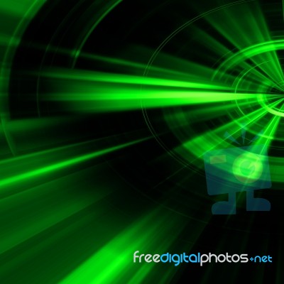 Green Futuristic Background Design Stock Image