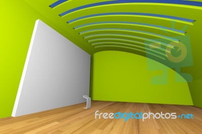 Green Gallery Stock Image