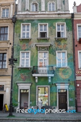 Green House In Poznan Stock Photo