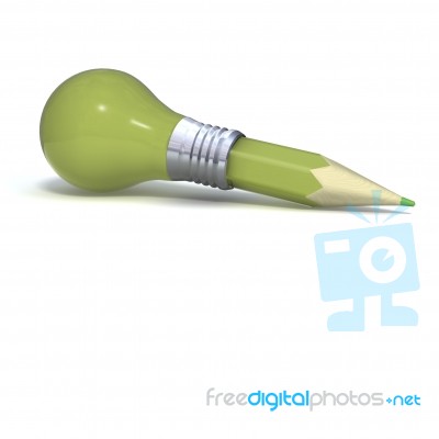 Green Idea Stock Image