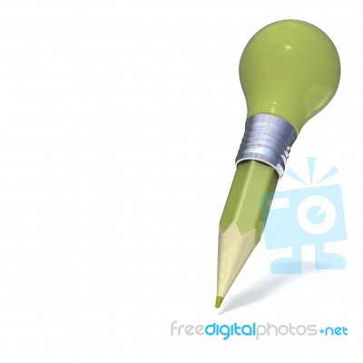 Green Idea Stock Image