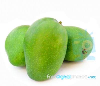 Green Mango Stock Photo