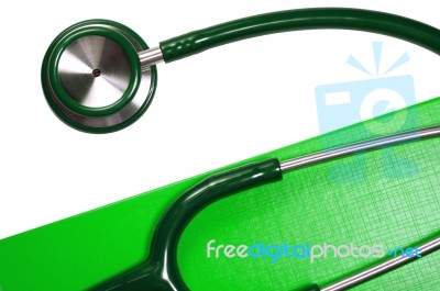 Green Medical Background Stock Photo