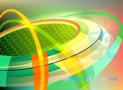 Green Motion Colors Graphics Stock Image