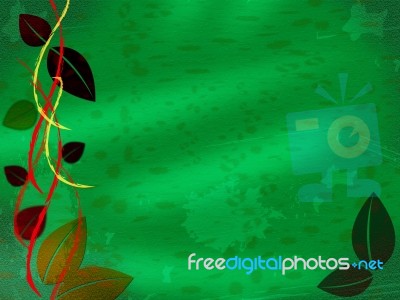 Green Nature Indicates Background Florals And Floral Stock Image