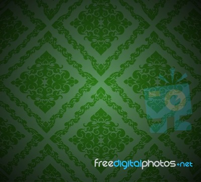 Green Pattern Stock Image