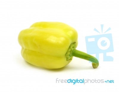 Green Pepper Stock Photo