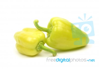 Green Pepper Stock Photo