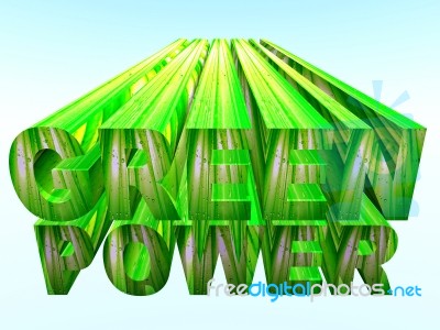 Green Power Stock Image