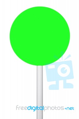 Green Sign Stock Photo