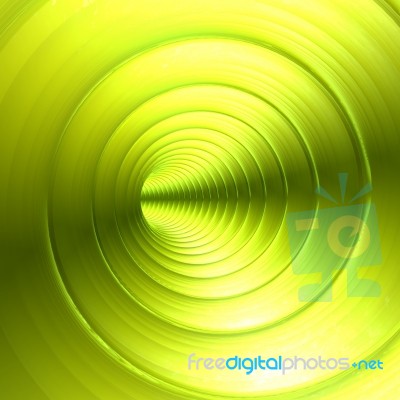 Green Swirl Background Stock Image