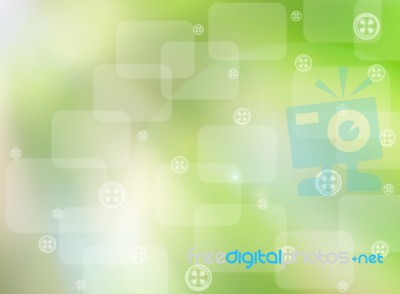 Green Technology Background Stock Image