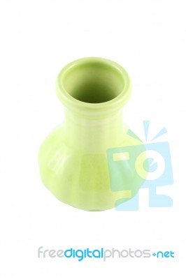 Green Vase Stock Photo