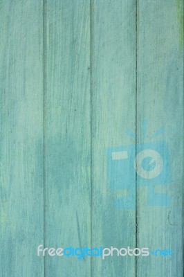 Green Wooden Plank Texture As Background Stock Photo