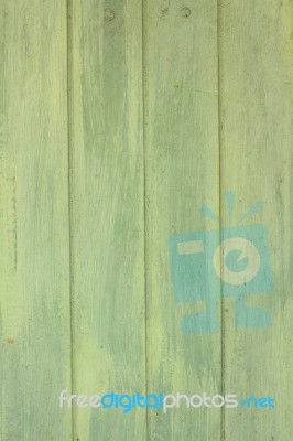 Green Wooden Plank Texture As Background Stock Photo