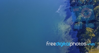 Greens Beach From Above, Located Near Launceston, Tasmania Stock Photo