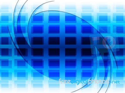 Grid Background Represents Blue Twist And Twirling Stock Image