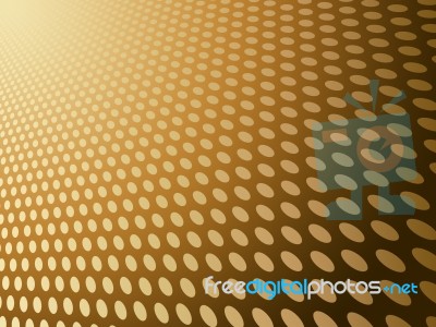 Grid Circles Represents Brown Design And Pattern Stock Image