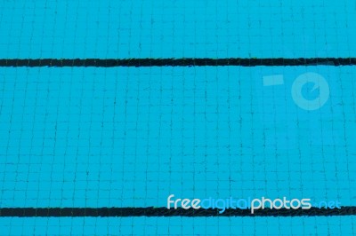 Grid Of Floor In Swimming Pool Stock Photo