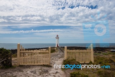 Griffiths Island Lighthouse Stock Photo