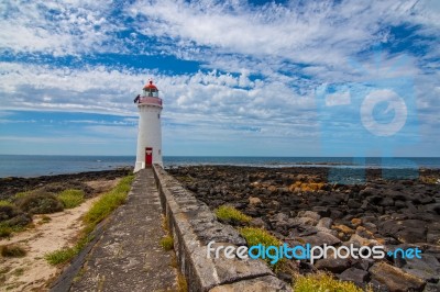 Griffiths Island Lighthouse Stock Photo