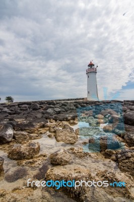 Griffiths Island Lighthouse Stock Photo